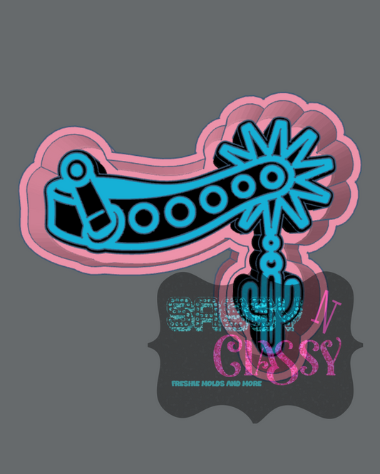 Cactus Spur Freshie Mold