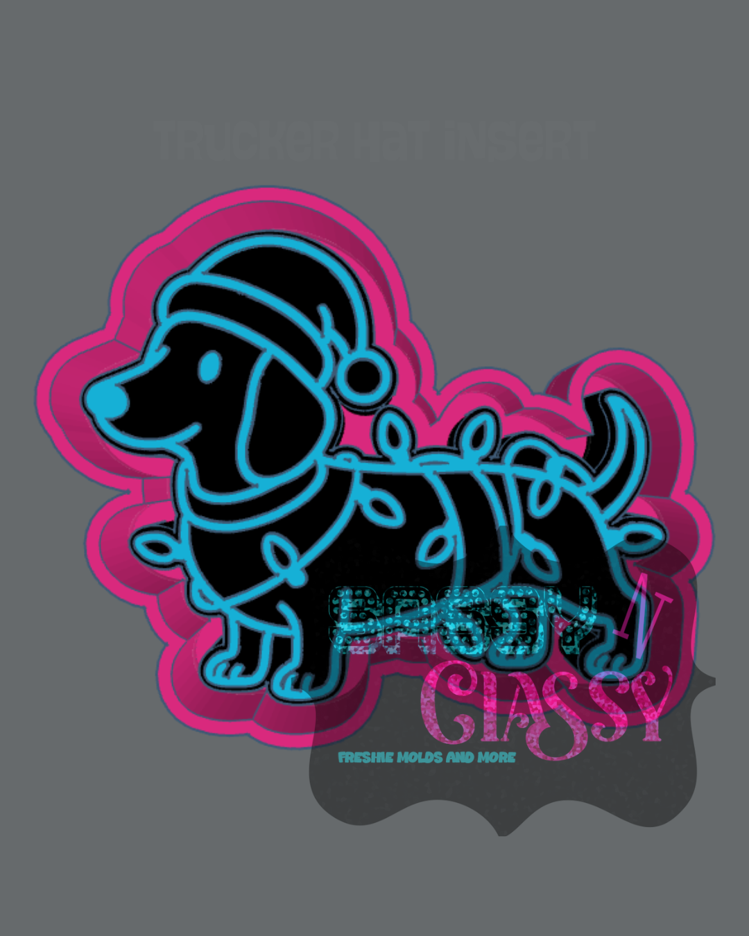 Tangled Dachshund Freshie Mold