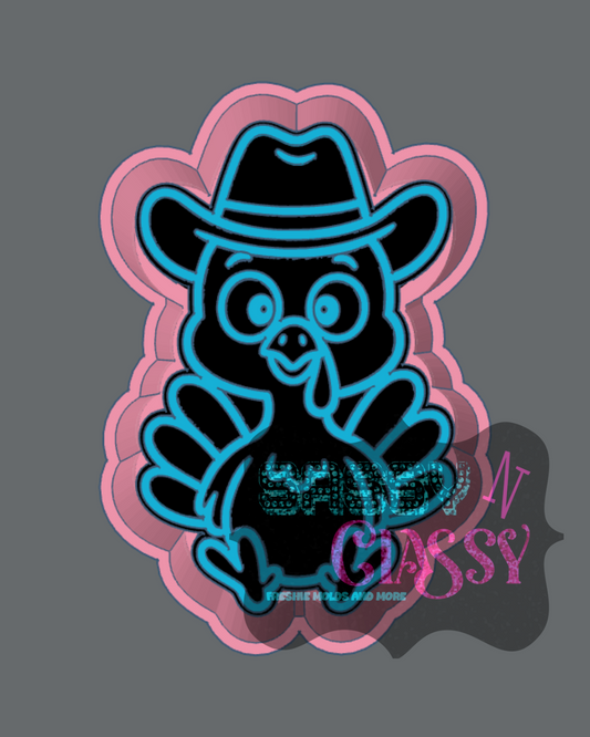 Cowboy Turkey Freshie Mold