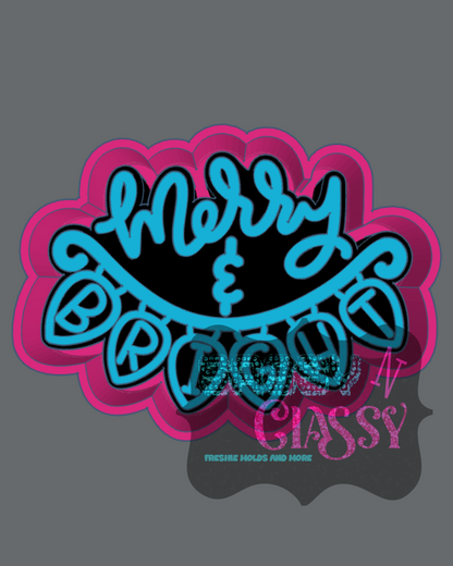 Merry & Bright Freshie Mold