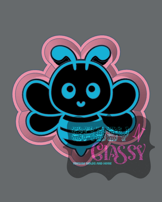 Cute Bee Freshie Mold