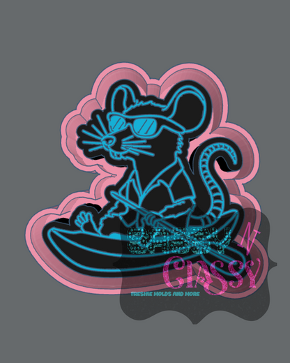 River Rat Freshie Mold