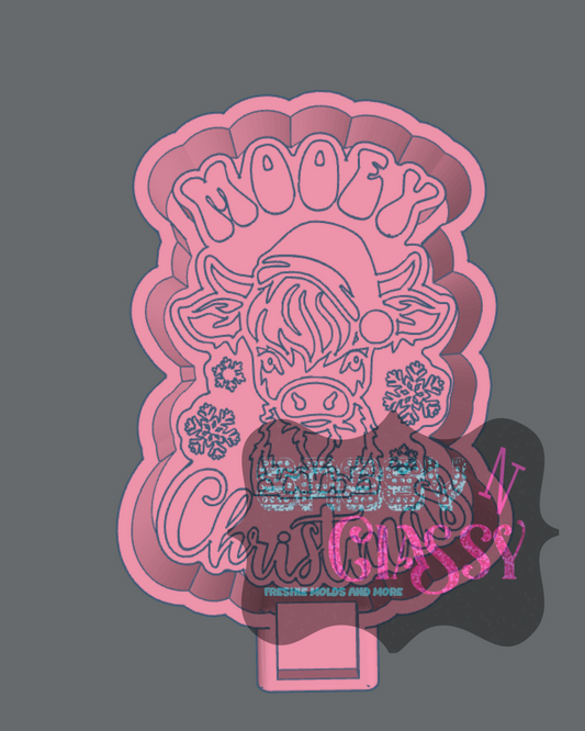 Mooey Christmas Freshie Mold