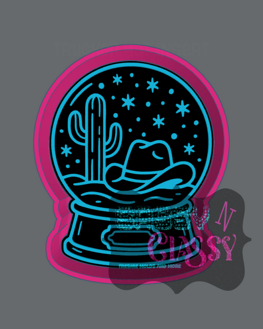 Western Snow Globe Freshie Mold