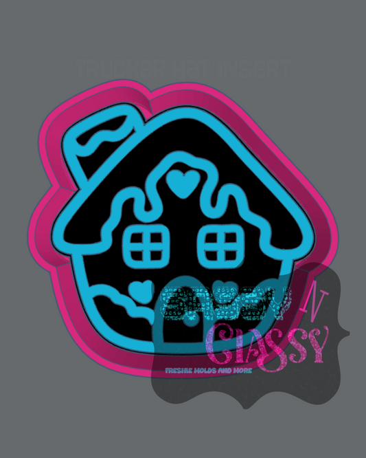 Gingerbread House Freshie Mold