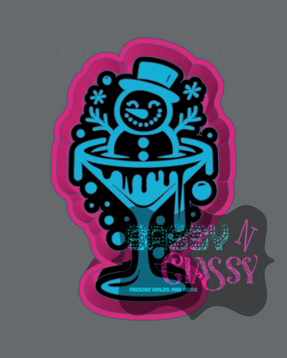 Snow Tini Freshie Mold