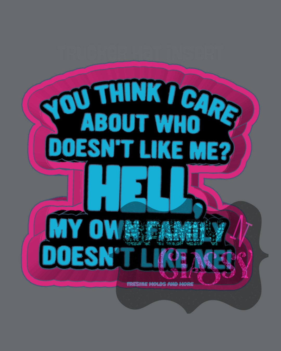 You Think I Care Who Doesn't Like Me Freshie Mold