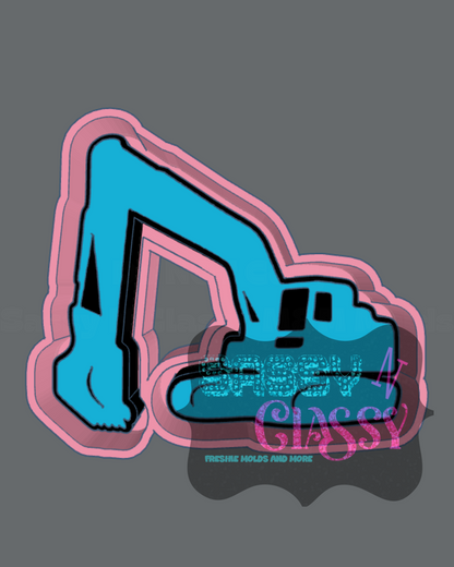 Excavator Freshie Mold