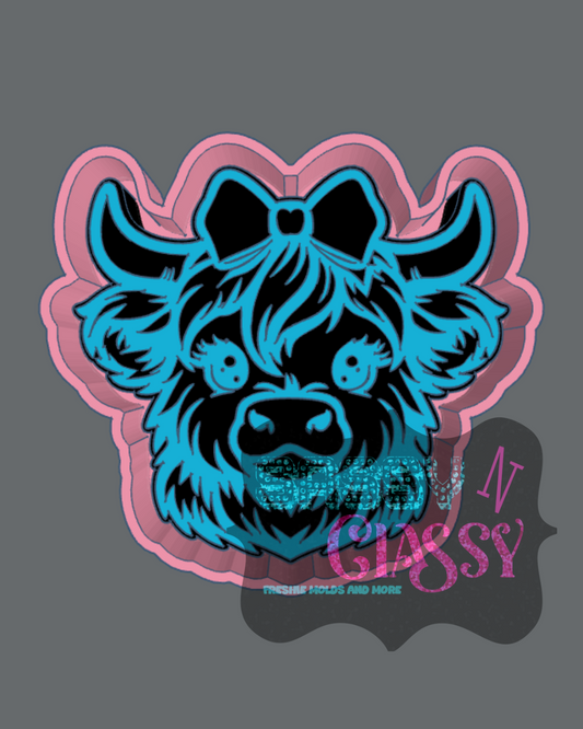 Girlie Highland Freshie Mold