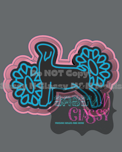 Goat with Conchos Freshie Mold