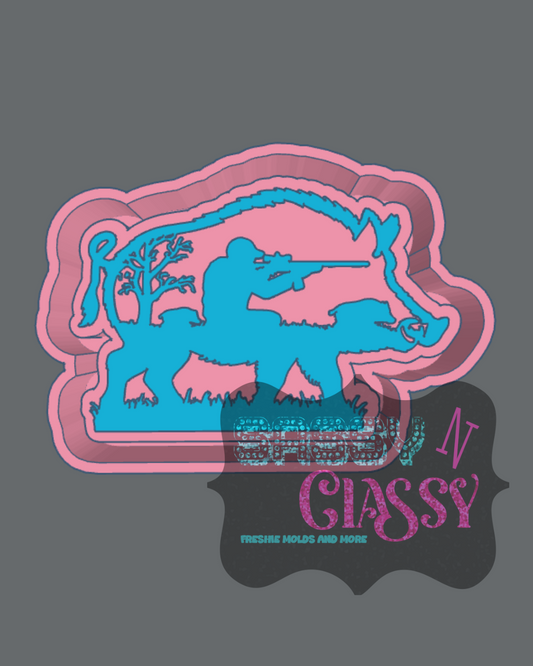 Hog Hunting Freshie Mold