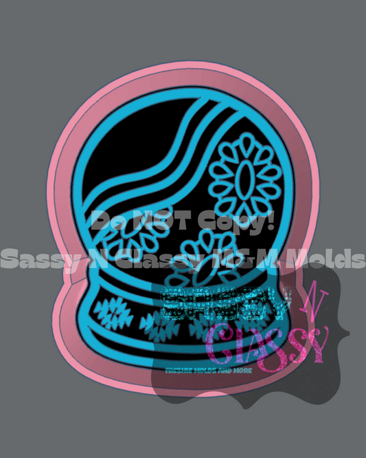 Groovy Snowglobe Freshie Mold