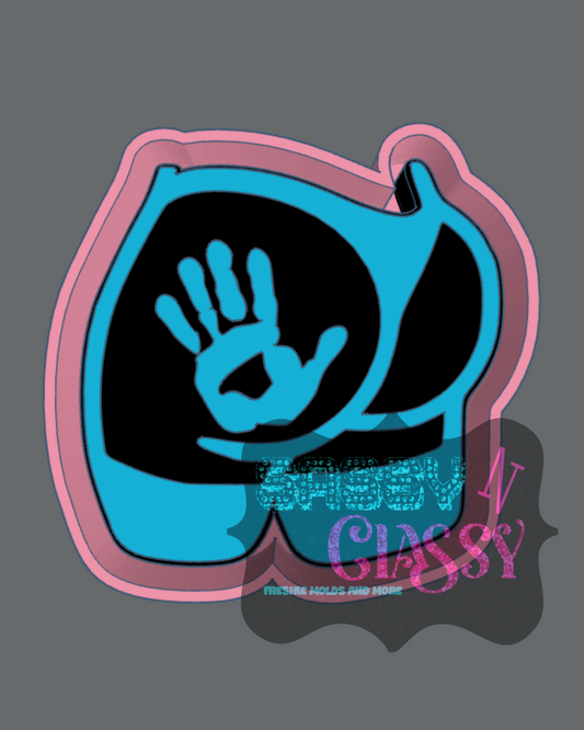 Handprint Butt STL ***digital file, not a mold***