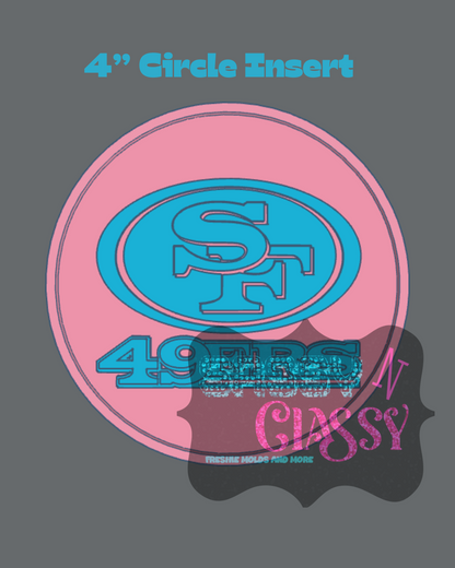 4" Circle Sports Inserts
