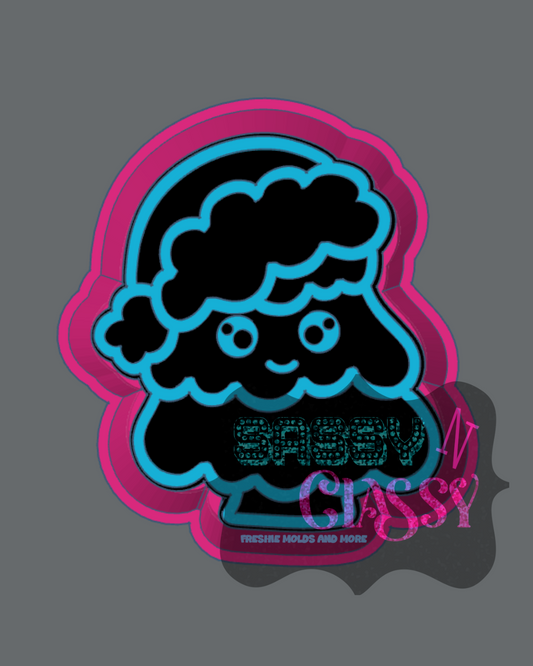 Santa Tree Freshie Mold