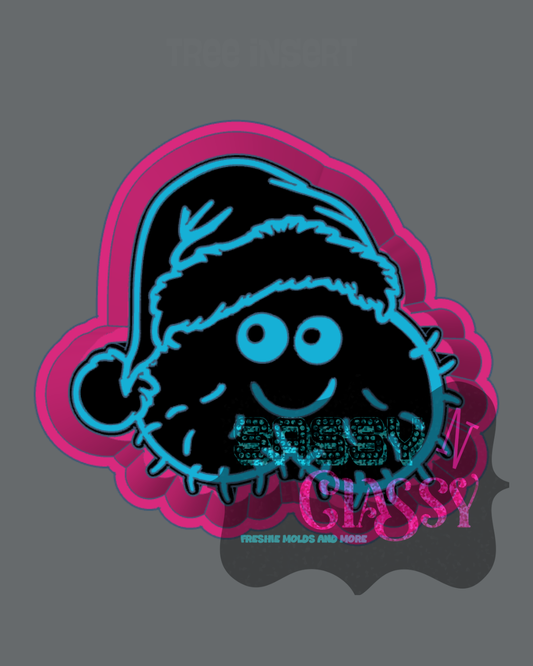 Santa Nuts Freshie Mold