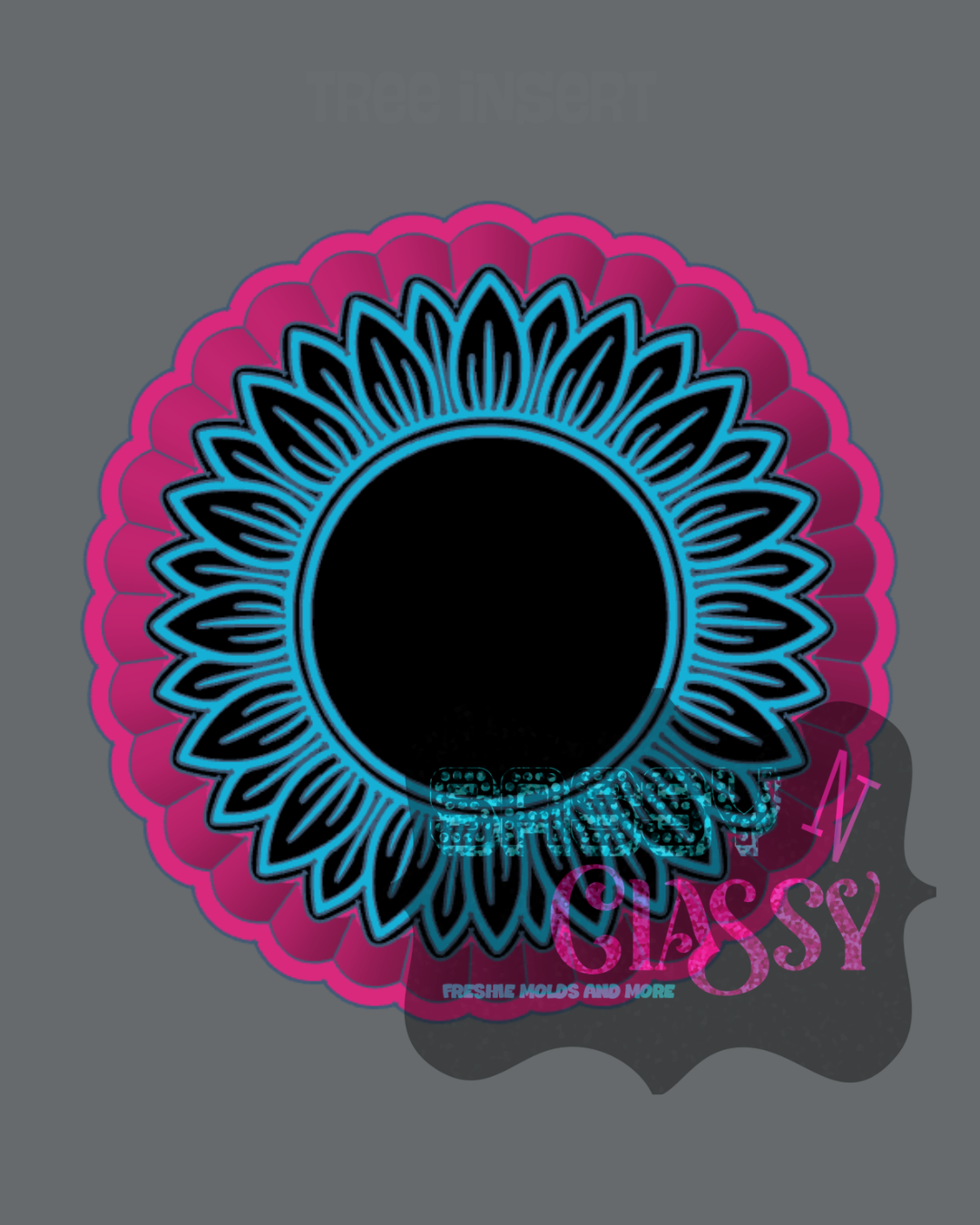 Sunflower Frame Freshie Mold