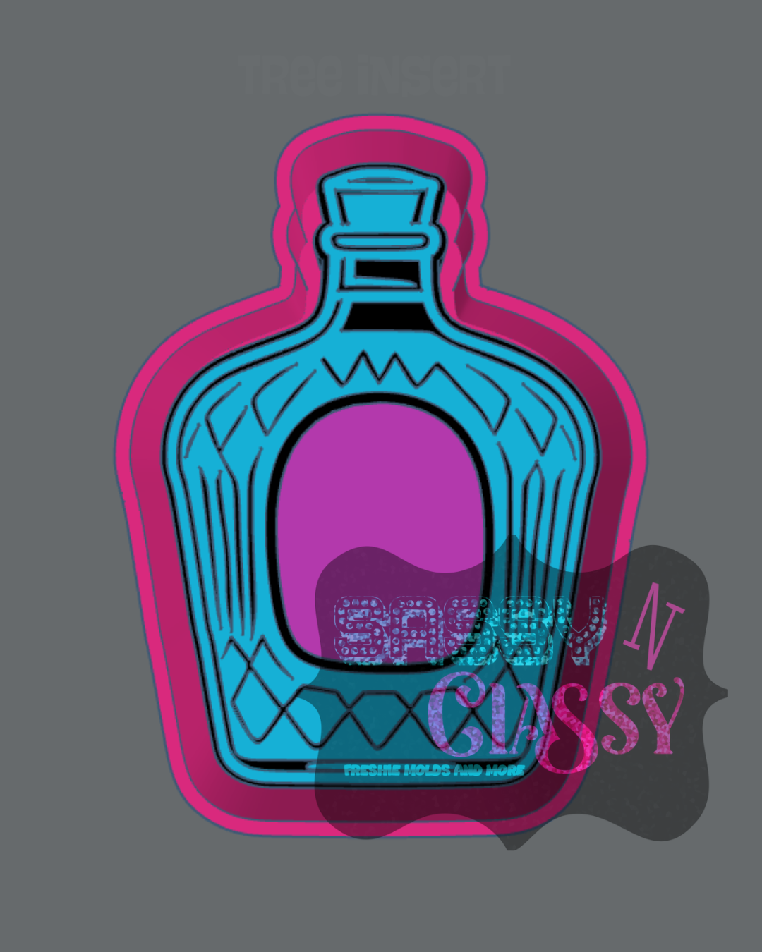 Liquor Bottle Freshie Mold