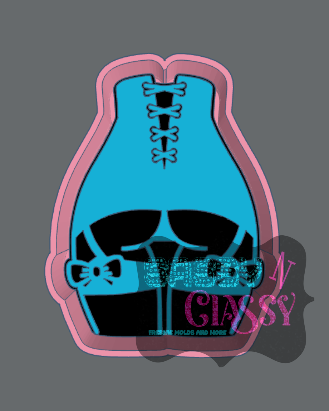 Corset and Stockings Freshie Mold