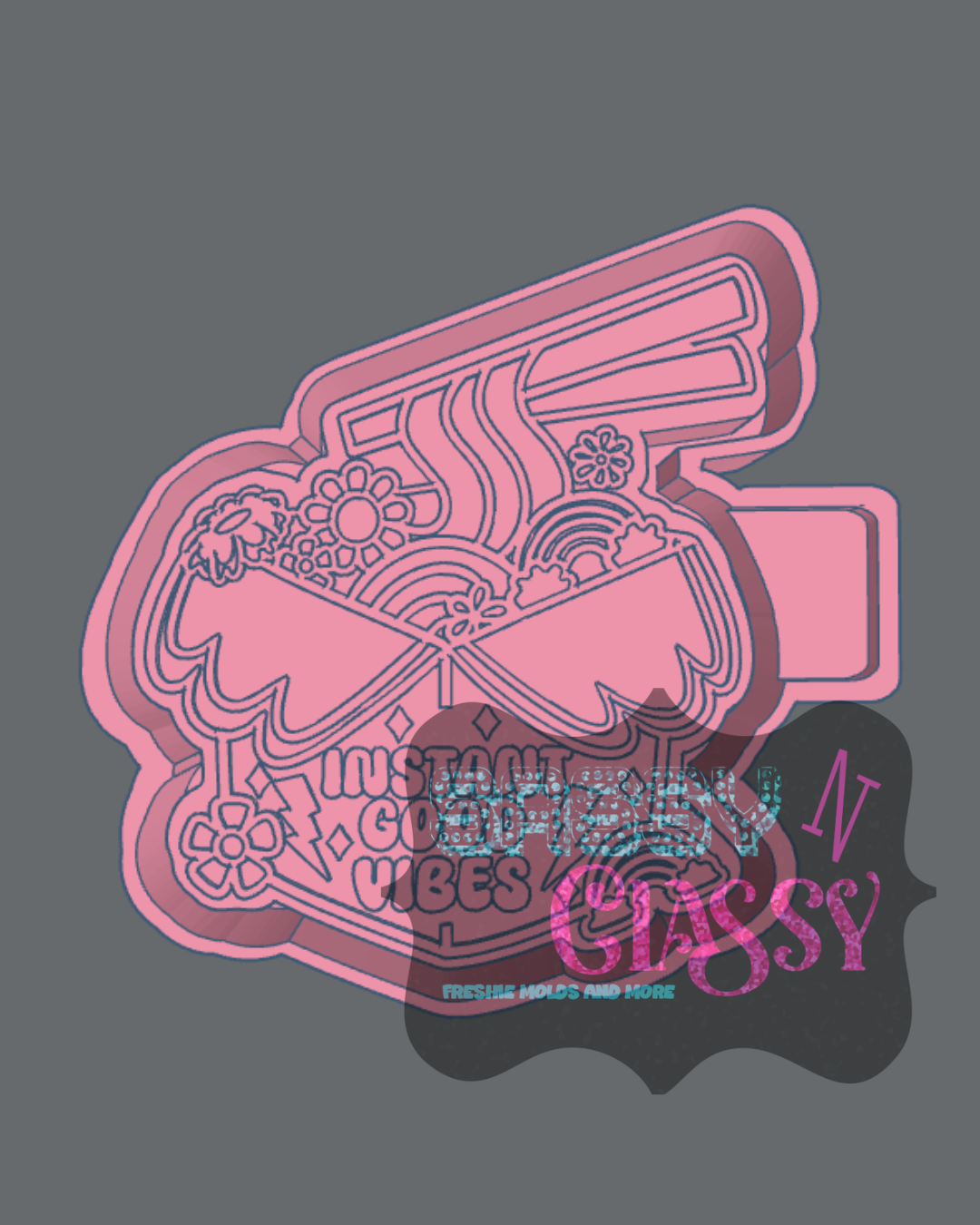 Instant Good Vibes Freshie Mold HOUSING