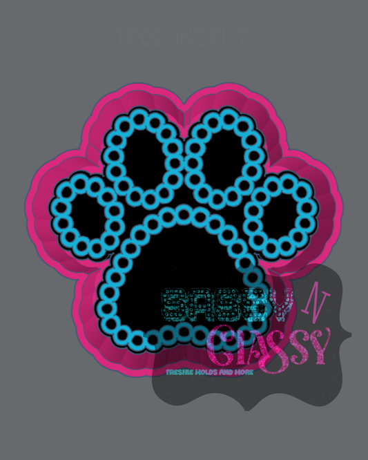 Pearl Pawprint Freshie Mold