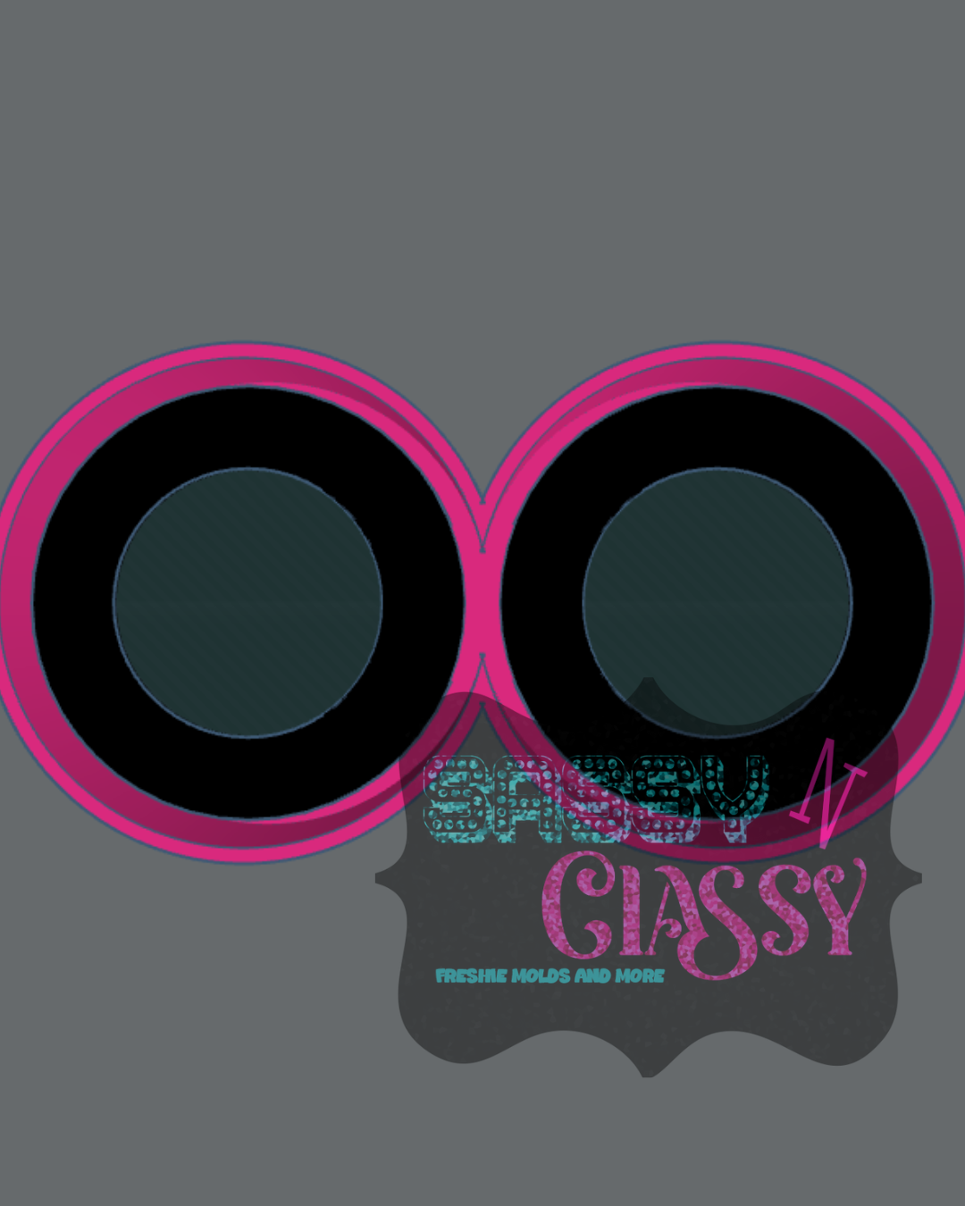 Double 2" Cardstock Circle Freshie Mold