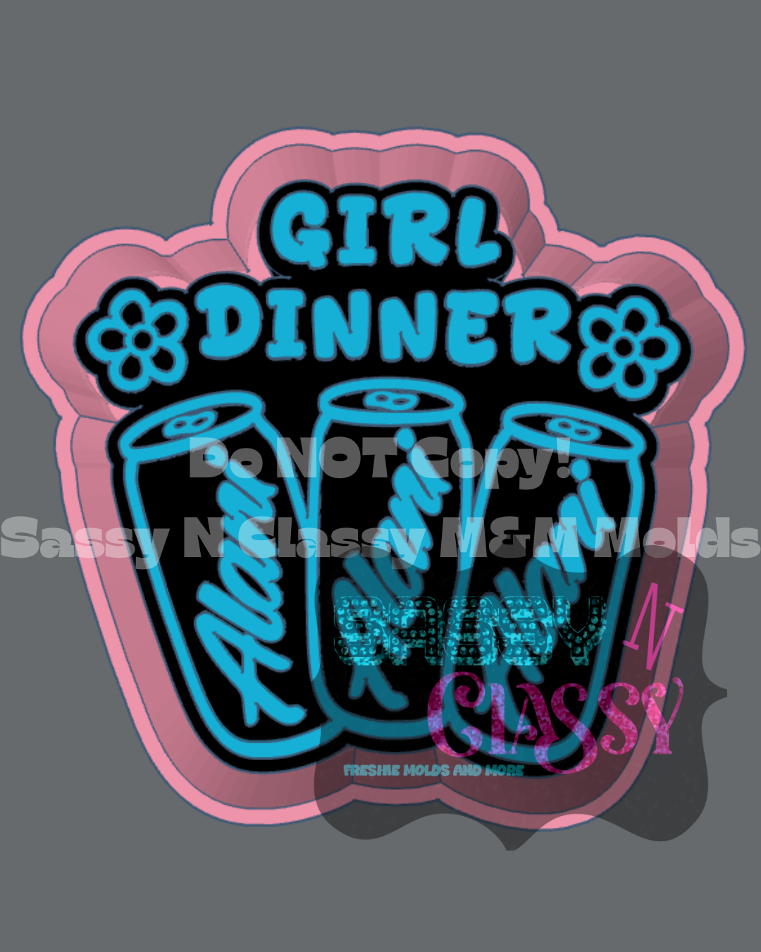 Girl Dinner Freshie Mold