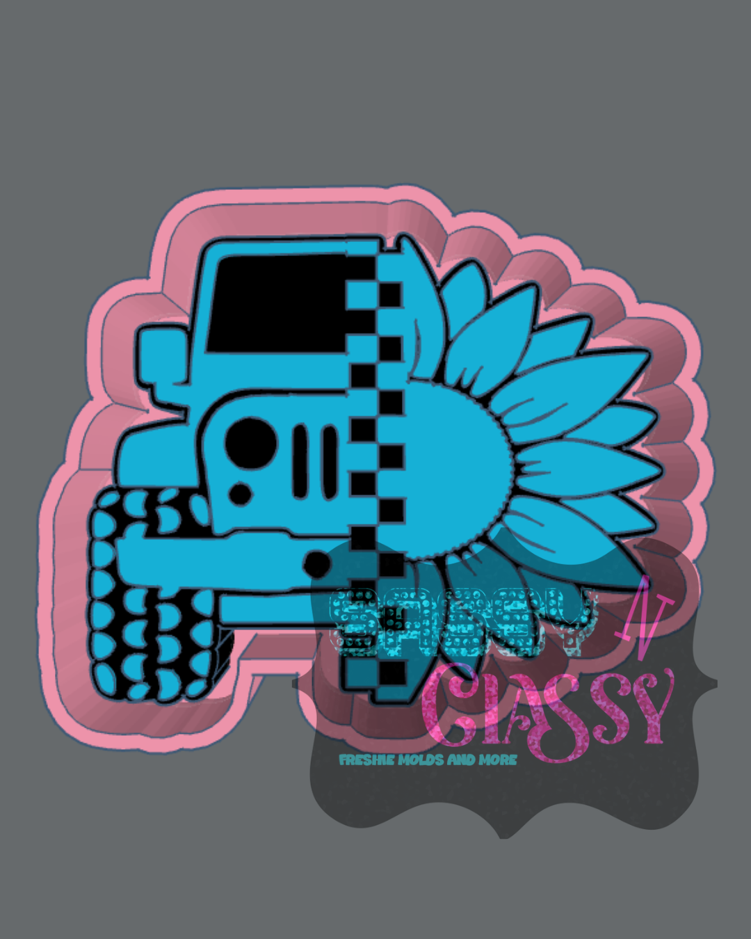 Sunflower Vehicle Freshie Mold