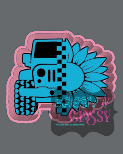 Sunflower Vehicle Freshie Mold