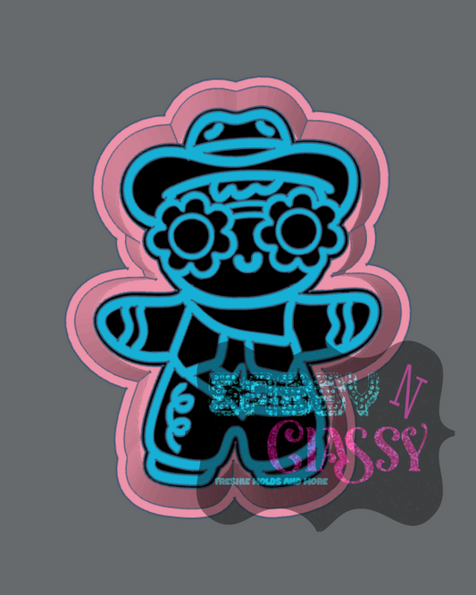 Cowboy Scarecrow Freshie Mold