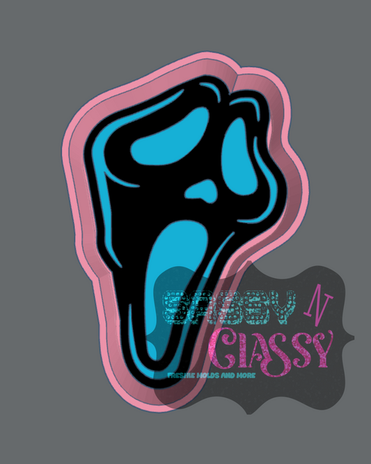 Ghost Face Freshie Mold