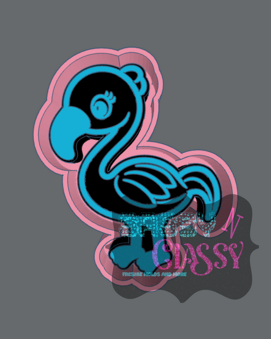 Flamingo Freshie Mold