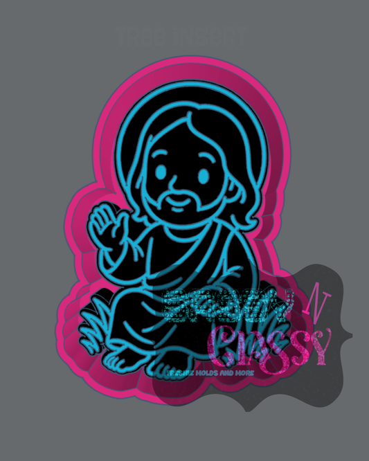 Jesus Freshie Mold