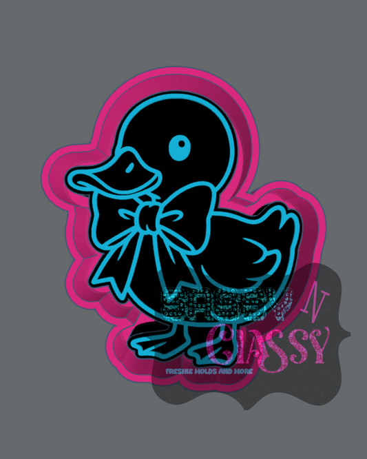 Duck with Bow Freshie Mold