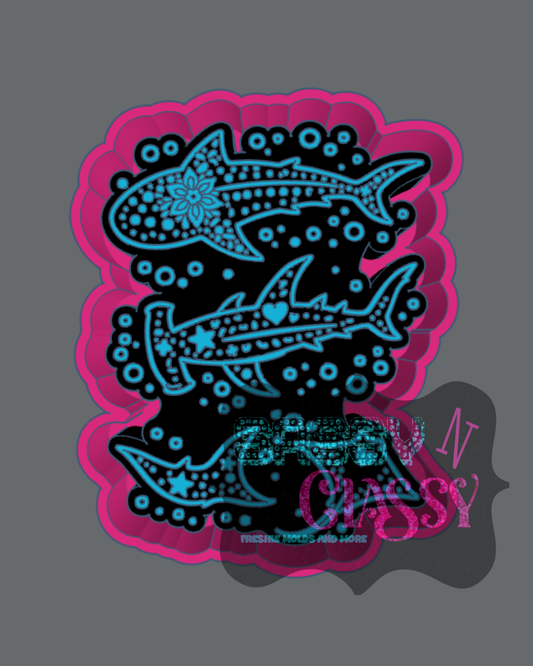 Sharks Freshie Mold by Kara