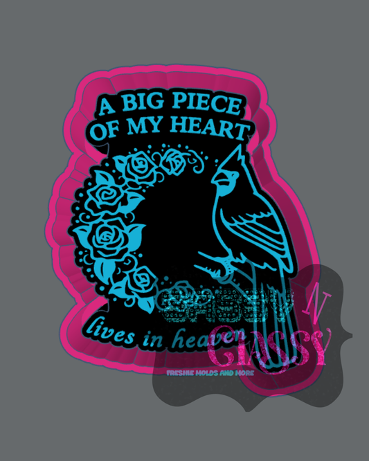 Cardinal Freshie Mold by Kyra