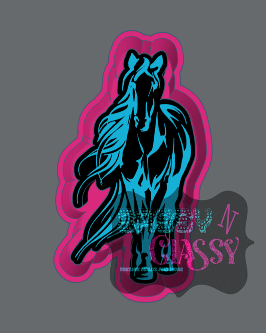 Horse Silhouette Freshie Mold