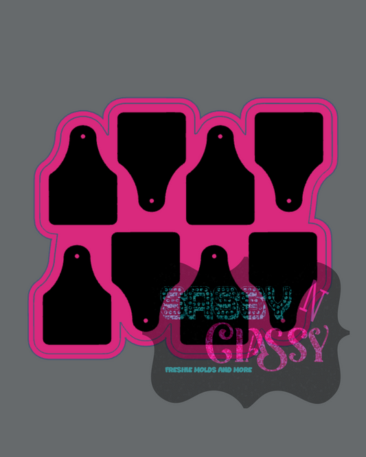 Ear Tag Wax Melt Mold