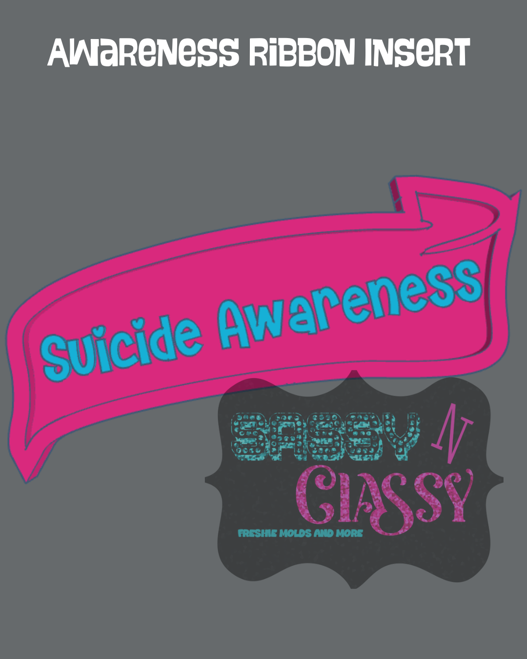 Awareness Ribbon Insert Set