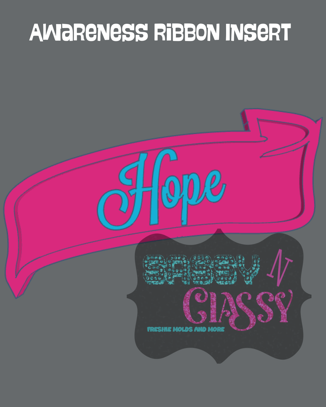 Awareness Ribbon Insert Set