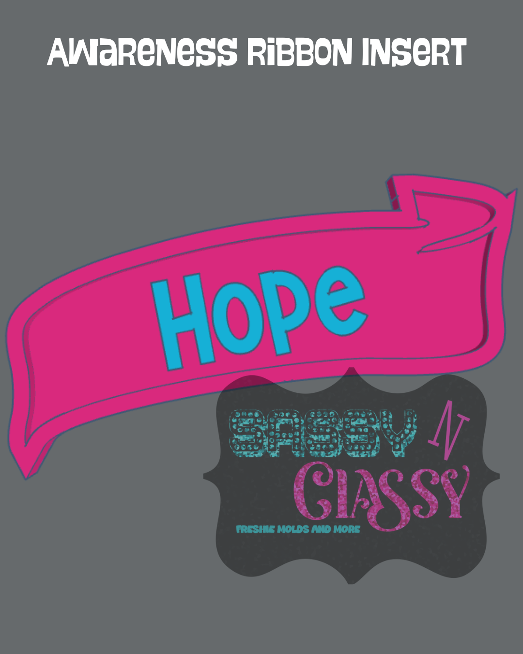 Awareness Ribbon Insert Set