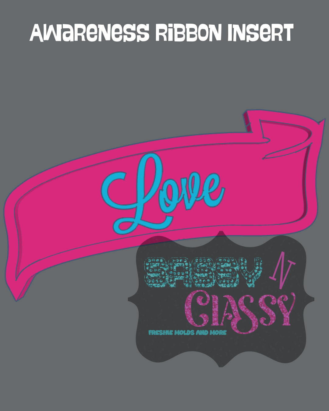 Awareness Ribbon Insert Set