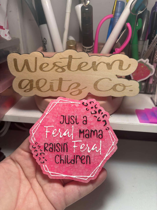 Feral Mama Freshie Mold
