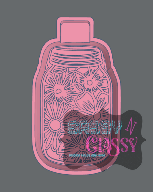 Jar of Flowers Freshie Mold
