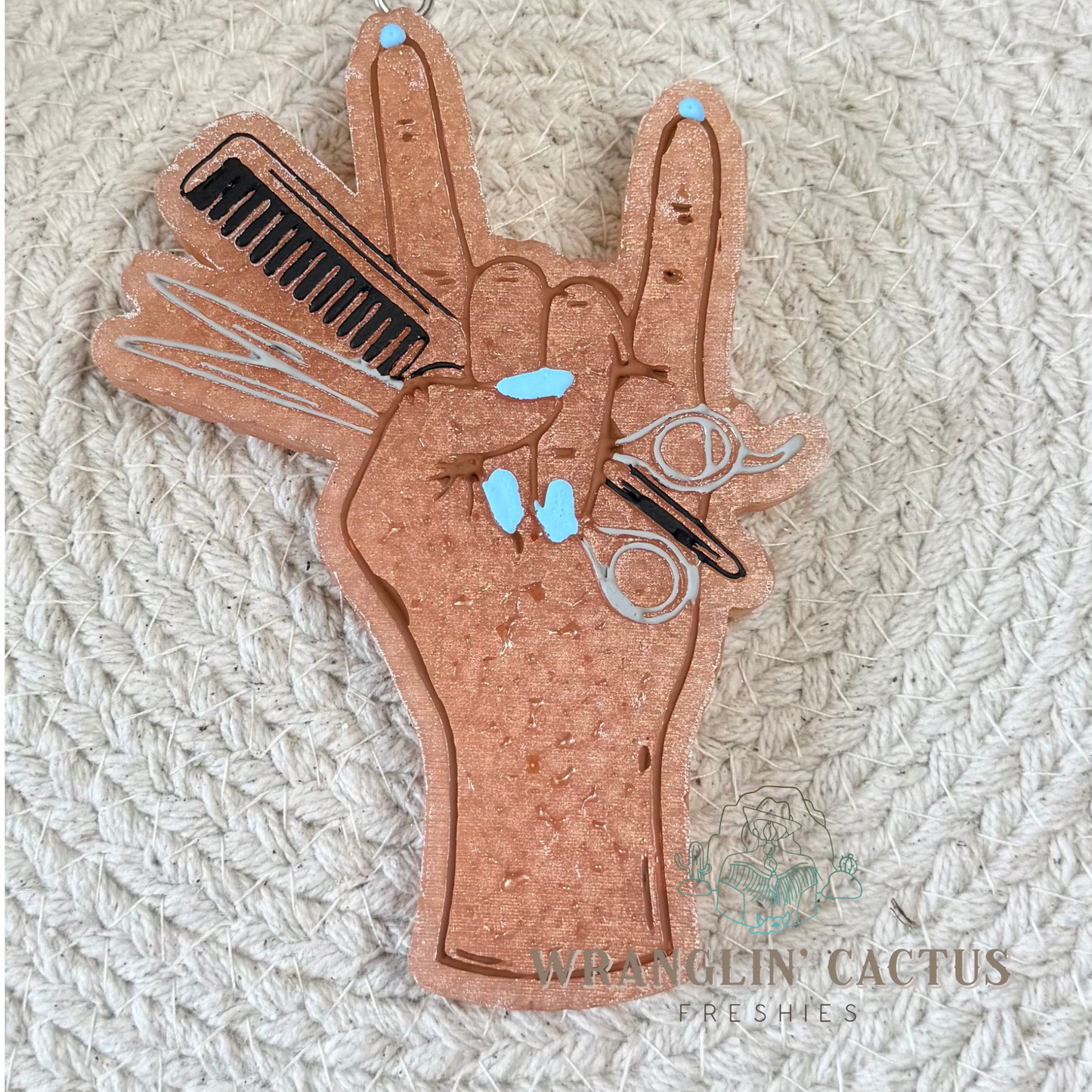 Hairstylist Hand Freshie Mold