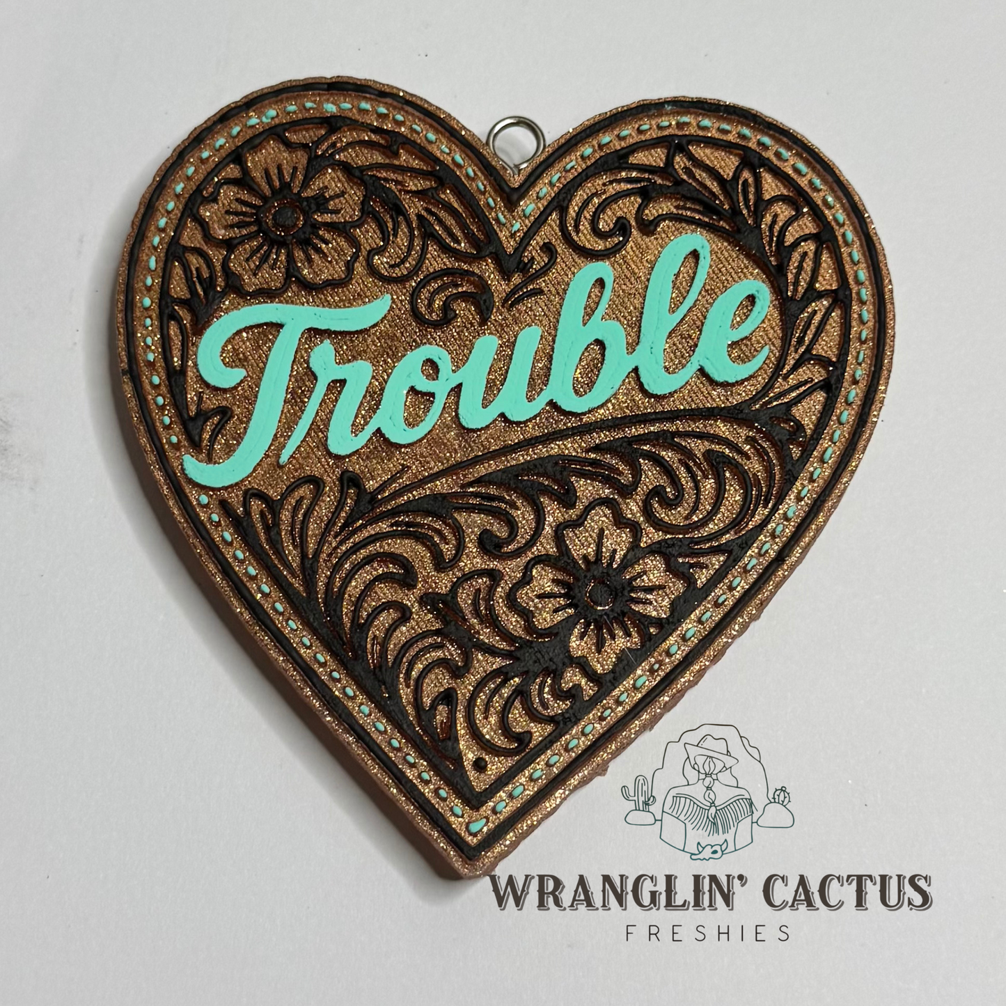 Tooled Trouble Heart Freshie Mold