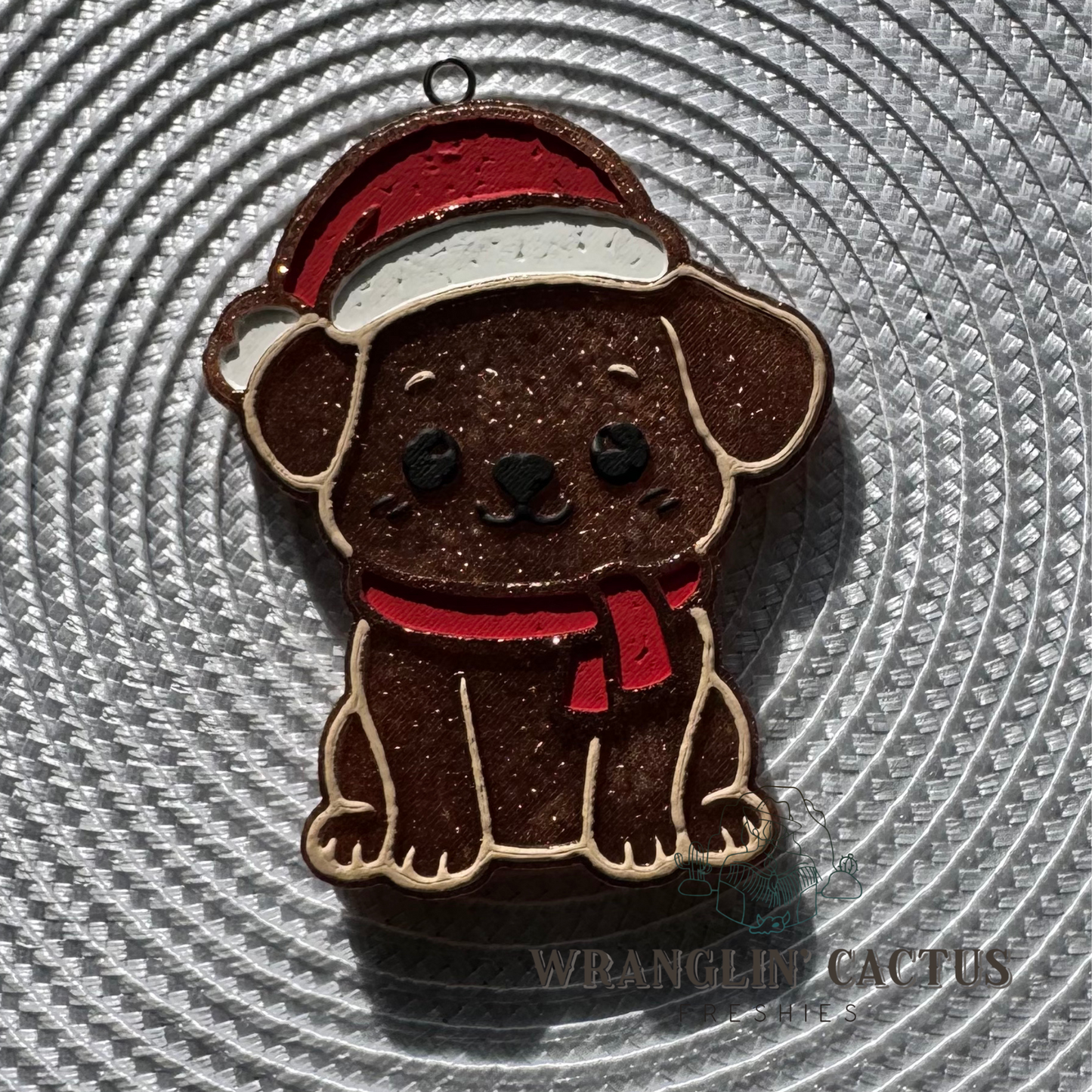 Santa Puppy Freshie Mold