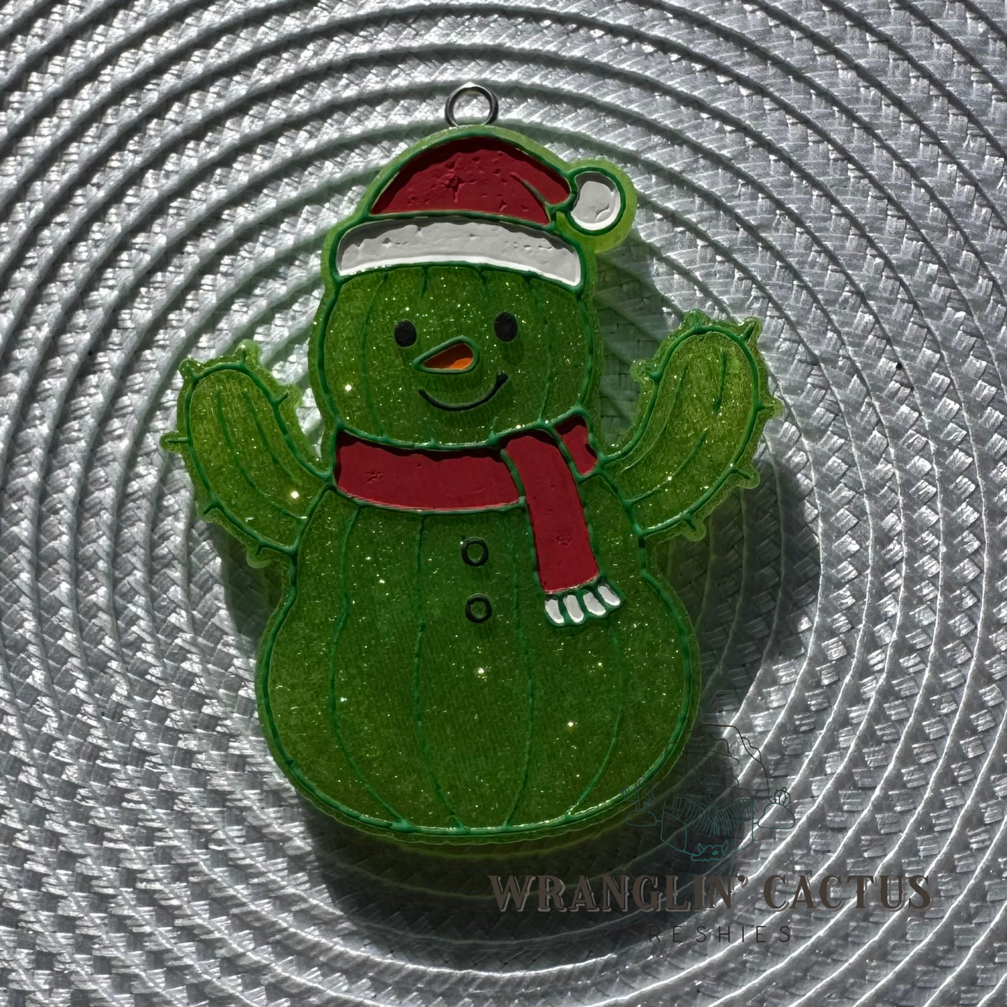 Cactus Snowman Freshie Mold