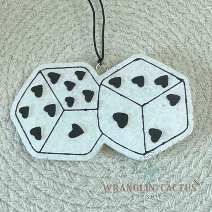 Heart Dice Freshie Mold