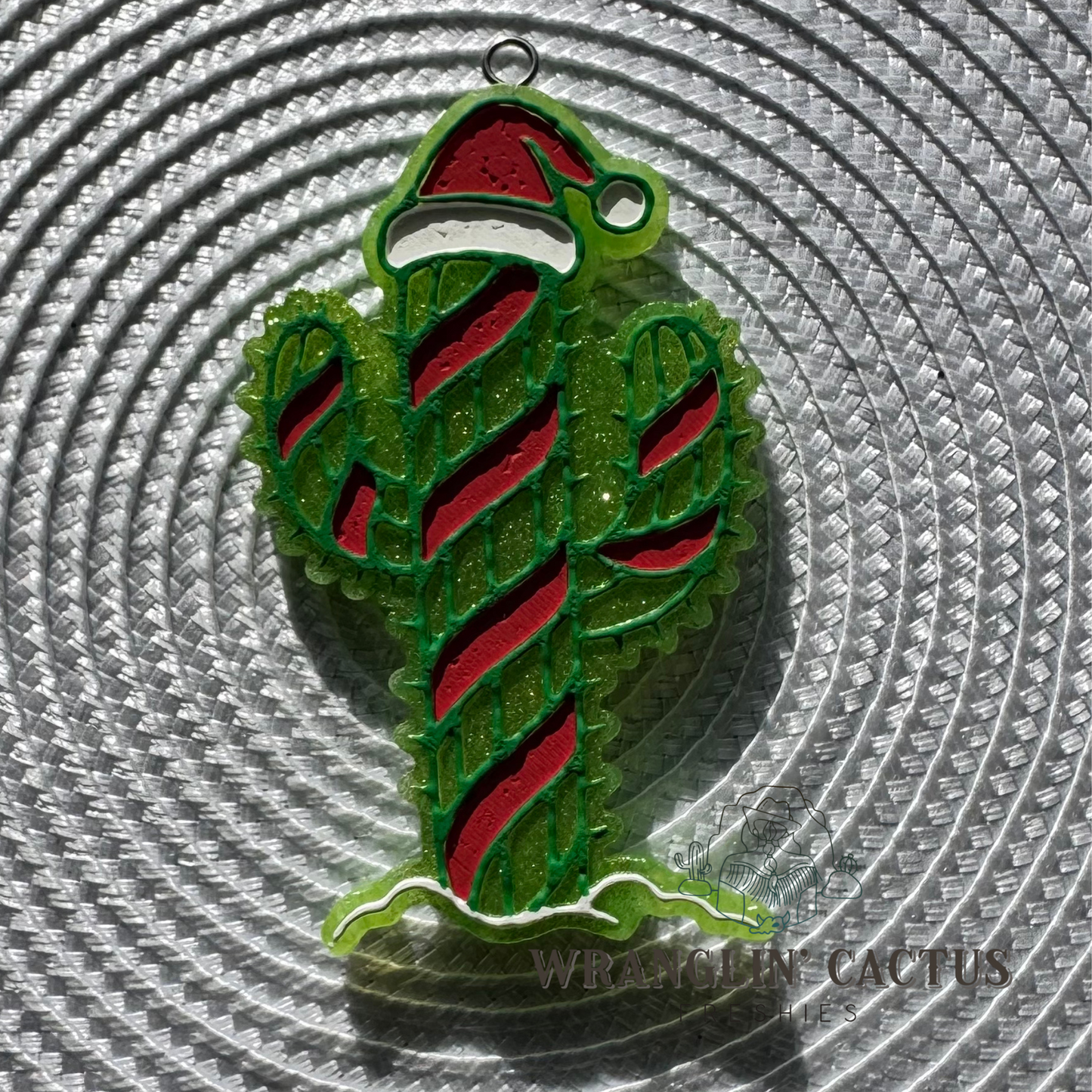 Candy Cane Cactus Freshie Mold